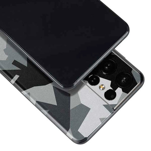 Urban Camouflage Black Galaxy S21 Ultra 5G Skin